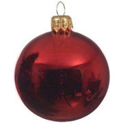 PALLINA DI NATALE ROSSA OPACA 10CM