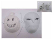 OFFERTA 4 MASCHERE DI HALLOWEEN DA DIPINGERE