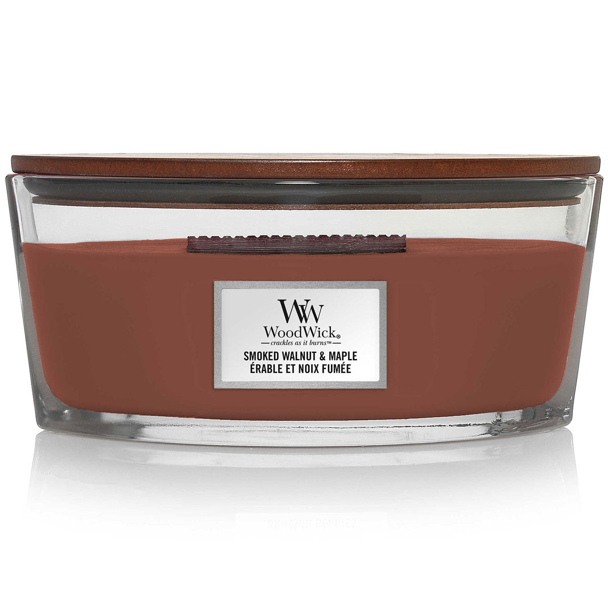 Ellipses Jar CANDELA ELLISSE JAR ELLIPSE SMOKED WALNUT & MAPLE – Peragashop