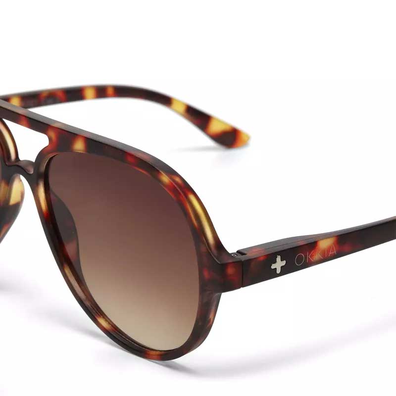 OCCHIALI DA SOLE ALESSIO CLASSIC HAVANA OKKIA