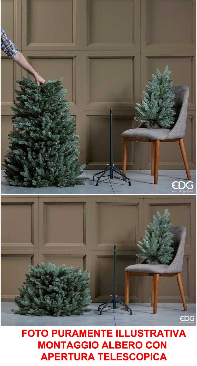 ALBERO DI NATALE MONVISO 180CM SLIM VERDE
