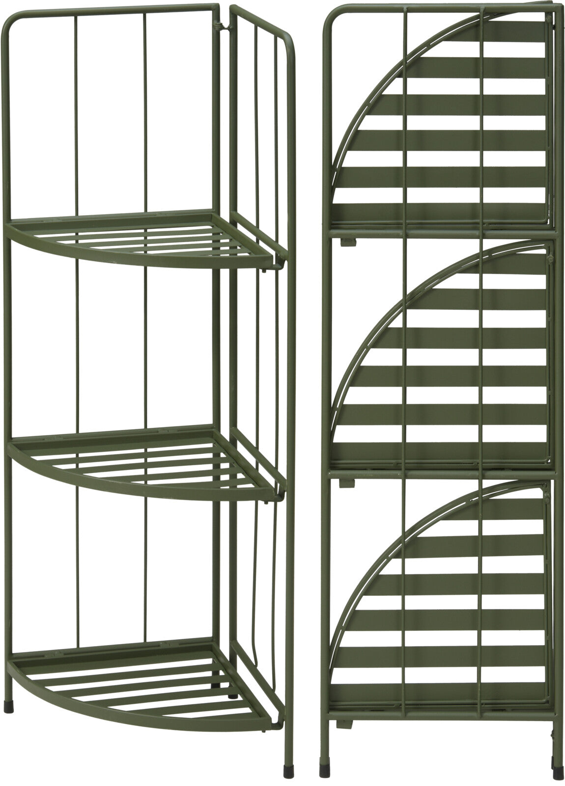 SCAFFALE PER PIANTE ANGOLARE IN METALLO H90CM