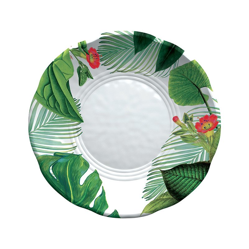SET 2 PEZZI PIATTO FONDO YORK FLOREALE