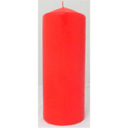 CANDELA PILASTRO 20x7,5CM ROSSO