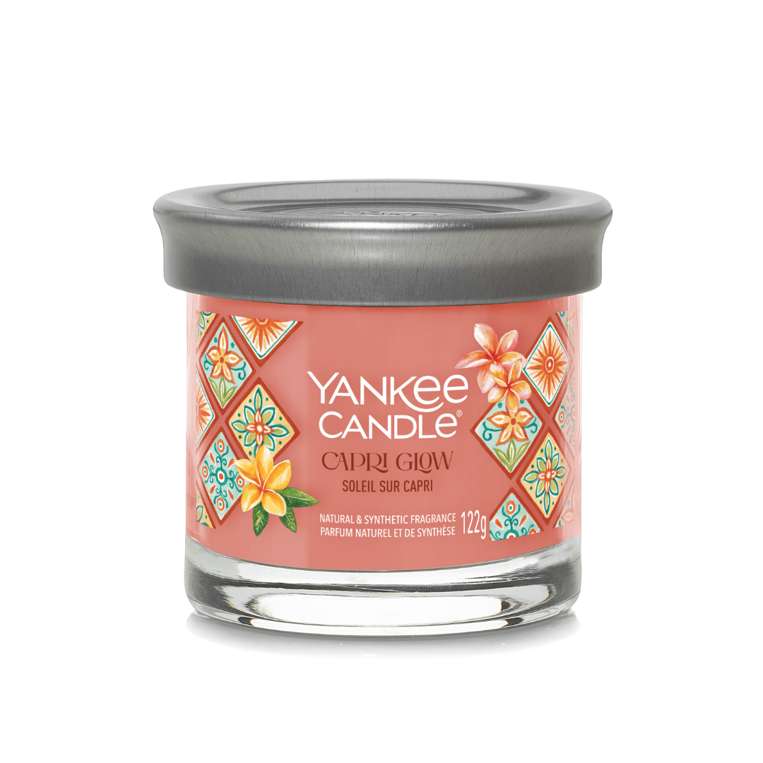 CANDELA TUMBLER PICCOLA SIGNATURE CAPRI GLOW - YANKEE CANDLE