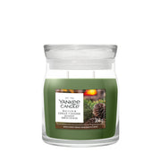 Candela Balsam & Cedar Fireside 368g Verde Yankee Candle