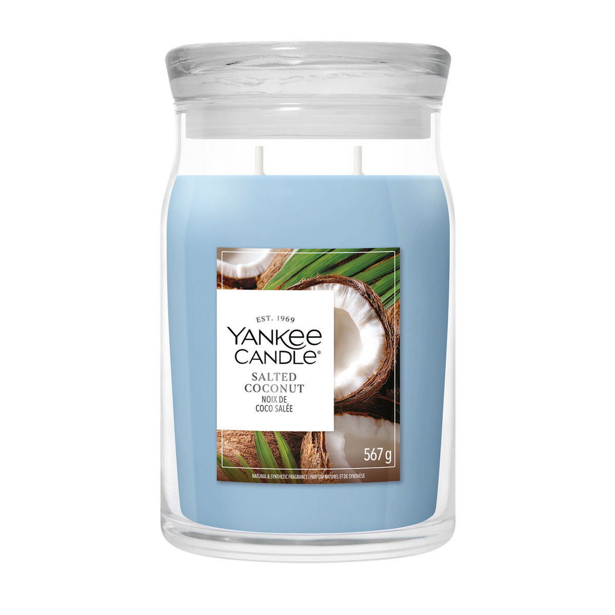 Candela profumata in giara grande al cocco salato 567g YANKEE CANDLE - immagine 1