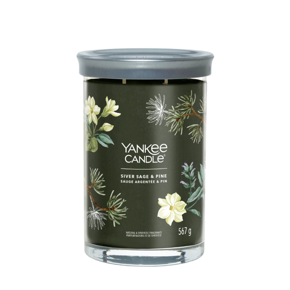 CANDELA TUMBLER GRANDE SIGNATURE SILVER SAGE & PINE
