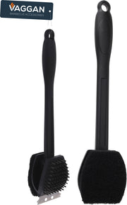SPAZZOLA PER BARBECUE 37CM CON MANICO POLIPROPILENE