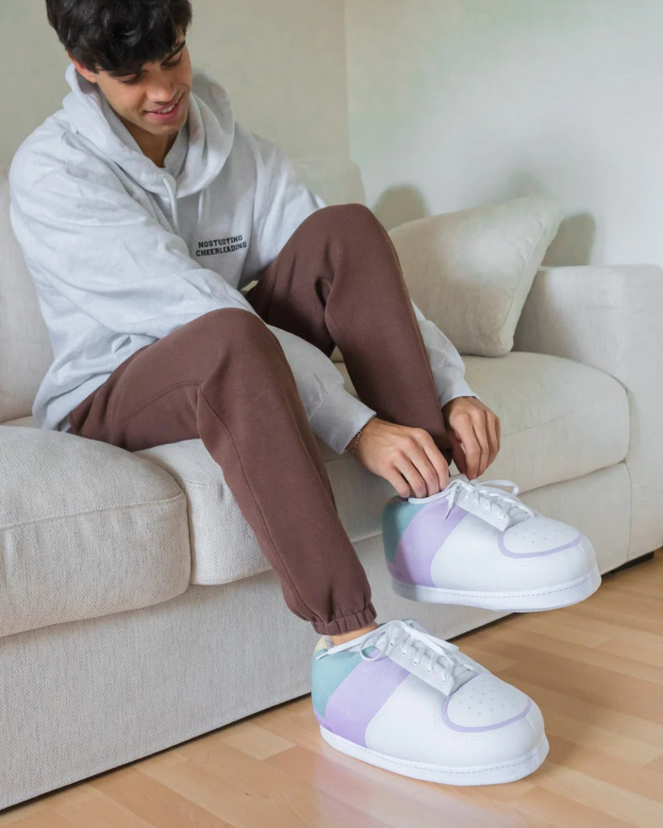 CIABATTE PANTOFOLE GIGANTI MULTICOLOR POMPIDUIS