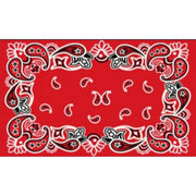 ZERBINO BANDANA ROSSO IN FIBRA DI COCCO E PVC 75x45 CM