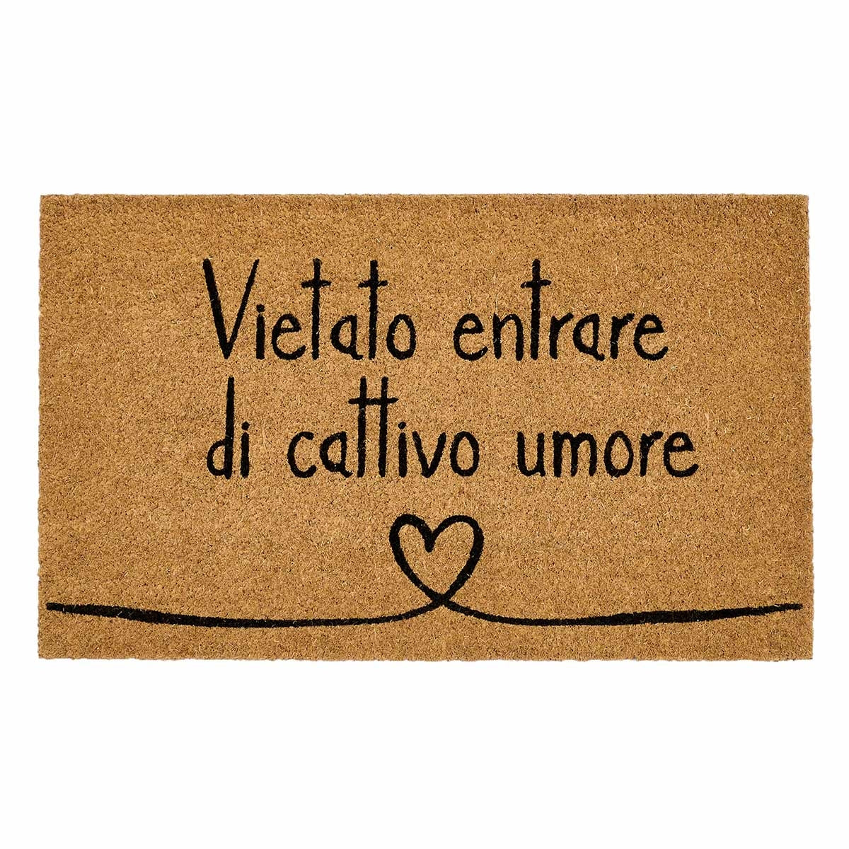 Zerbino Vietato entrare di cattivo umore 45x75 cm SIMPLE DAY
