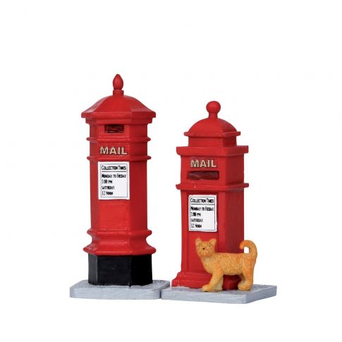 Lemax Cassette postali - victorian mailboxes, set of 2 cod 14362