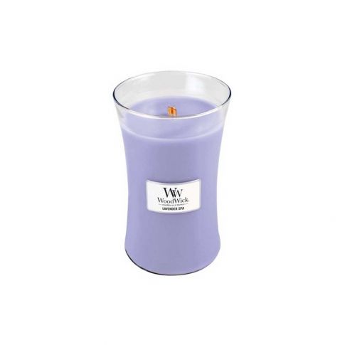 Woodwick Candela Clessidra Grande Large Jar Lavender Spa