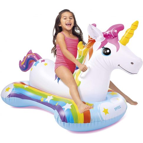 unicorn ride on unicorno gonfiabile cavalcabile 