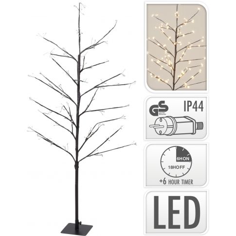 LED Baum 100 cm mit 240 LEDs Warmweiß IP44