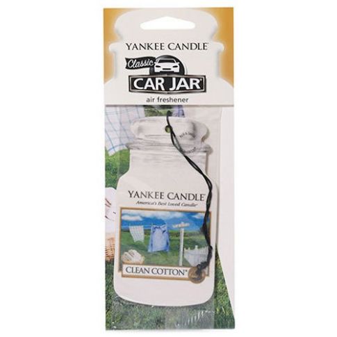 Yankee Candle Profumo Per Auto Single Car Jar Clean Cotton