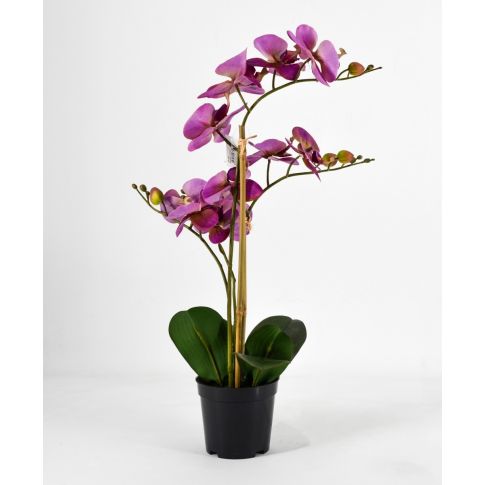 1 Mazzo Phalaenopsis Orchidea Artificiale Per Composizioni Colore A Scelta  42cm Fiori Piante