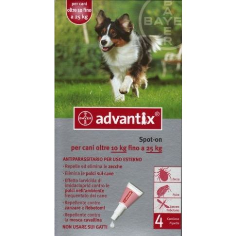 Advantix per cani: trattamento spot-on contro pulci, zecche e