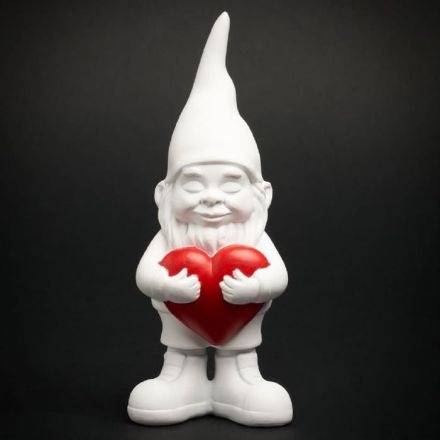 BLOGO Statuetta Innamorato Bianco 21x50cm