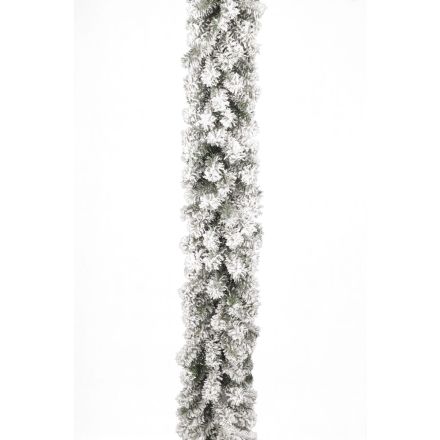 GHIRLANDA BOA INNEVATA CON PIGNE H270CM Ø25CM