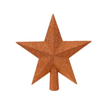 Puntale Glitter Arancione H19cm