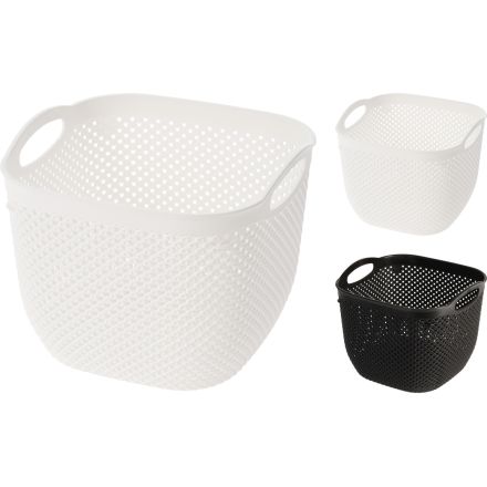 PANIER 18X24X12CM POUR OBJETS COULEURS ASSORTIES