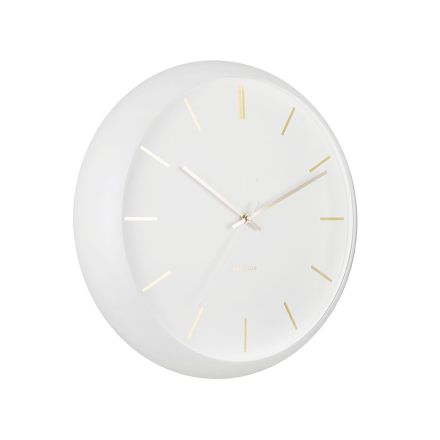 Orologio da Parete Globe Design Bianco