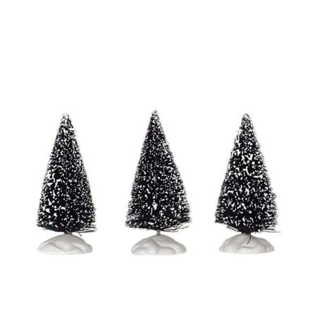 Bristle Tree, Mini, Set Of 3 - LEMAX COD. 04763