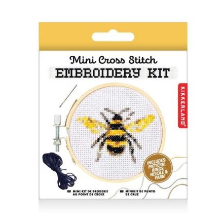 KIT RICAMO APE - PUNTO CROCE