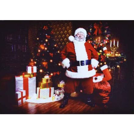 Quadretto con Babbo Natale e Doni