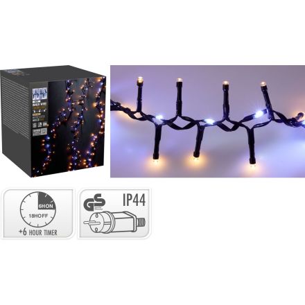 Catena luminosa a grappolo, 1410 LED, multicolore