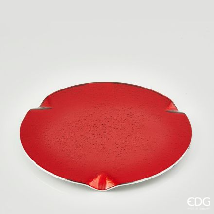 PIATTO TRIPODE D.27 ROSSO