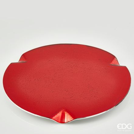 PIATTO TRIPODE D.32 ROSSO