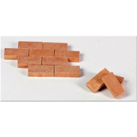 MATTONI RESINA COLOR TERRACOTTA MM. 30X13 SET 12 PZ PER PRESEPE