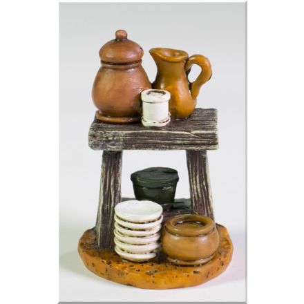 BANCO DEL VASAIO 4,5X4,5X6,5CM IN RESINA