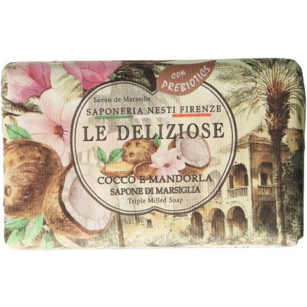 SAPONE VEGETALE LE DELIZIOSE COCCO E MANDORLA 150GR