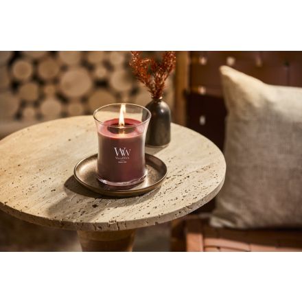 WOODWICK Candela a clessidra Media Rouge Oud