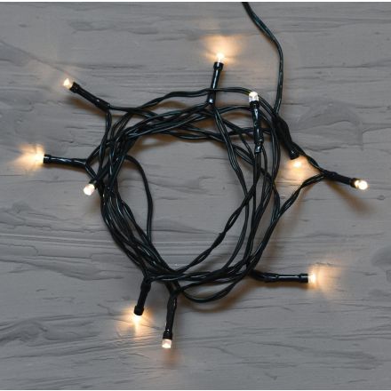 LUCI DI NATALE PER PRESEPE CATENA CON 10 LED BIANCO CALDO
