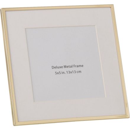 Portafoto 13x13 cm Oro