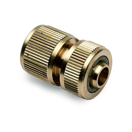 RACCORDO RAPIDO IN OTTONE CON ACQUASTOP E STRINGITUBO 1/2