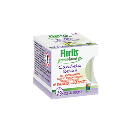 CANDELA RELAX BICCHIERE IN VETRO ANTI INSETTI