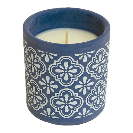 BICCHIERE IN TERRACOTTA CON CITRONELLA - PROVENCE ANTIZANZARE