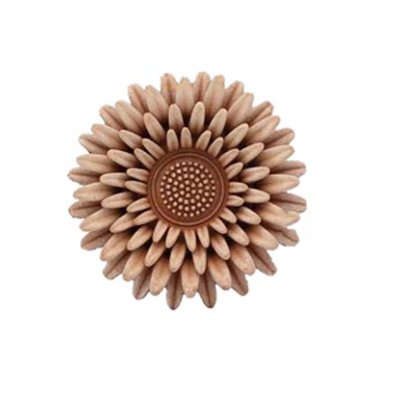 DECORAZIONE FIORE PETALI MARGHERITA CM.15 IN TERRACOTTA