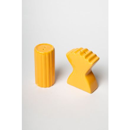 BLOGO Set Sale e Pepe in ceramica Farfalla e Rigatone H8cm