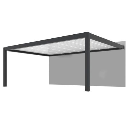 PERGOLA BIOCLIMATICA SUMMER GRIGIA 6X3,5 ADDOSSATA MOTORIZZATA + LED