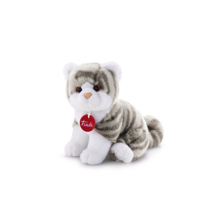 Peluche Trudi Gattino Brad Tigrato Grigio S