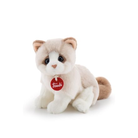 Peluche Trudi Gattino Brad Bianco/Beige S