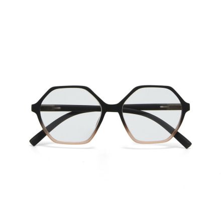 OKKIA Occhiali da Lettura Venezia Soft Touch Spring +1.00 Nero Sfumato Rosa