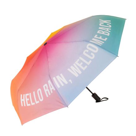 Fisura Ombrello pieghevole “Hello rain, welcome back” D96 cm